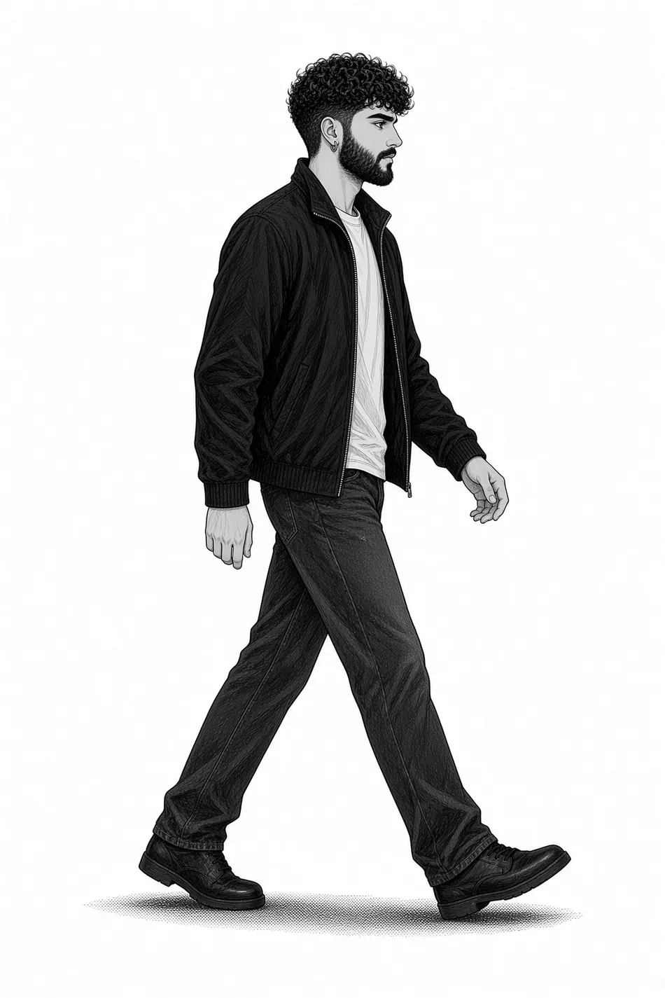 Jordi walking